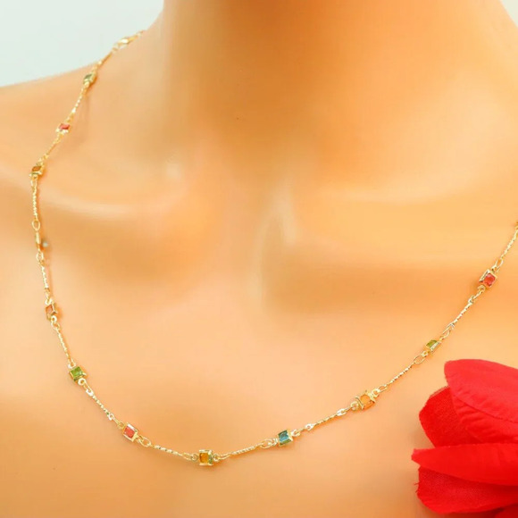 "New Beautiful Design Necklace Chain for Women/Girls, Gift, N528 - Picture 4 of 10